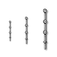 3 Hole Stanchion, Brass (MA66310 – MA66340)